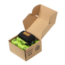 12 Roll Biodegradable Dog Poo Bag Set with Dispenser